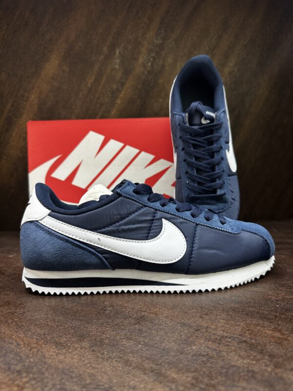 Nike Cortez – Midnight Navy/White - Image 3