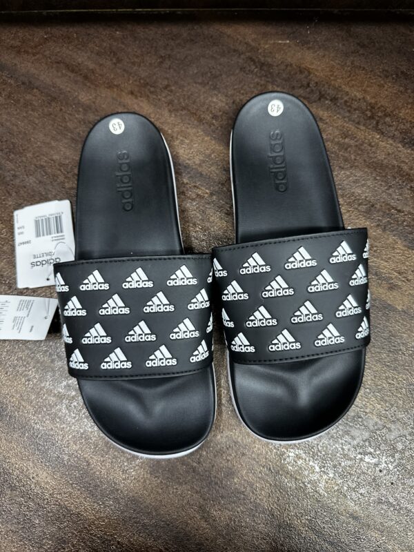 Adidas Slides - Black - Image 3