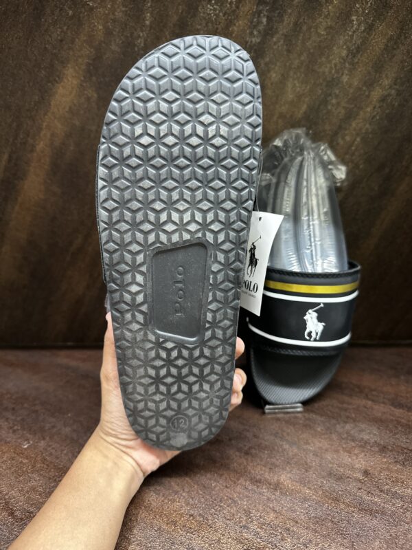 Polo Slides - Black - Image 4