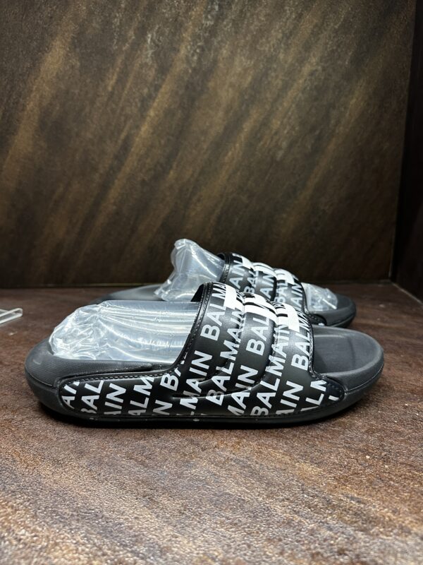 Balmain Slides - Black - Image 2