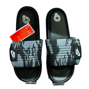 Nike Offcourt Adjust Printed - Black/Dark Grey