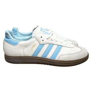 Adidas Samba Cloud White - Sky Blue