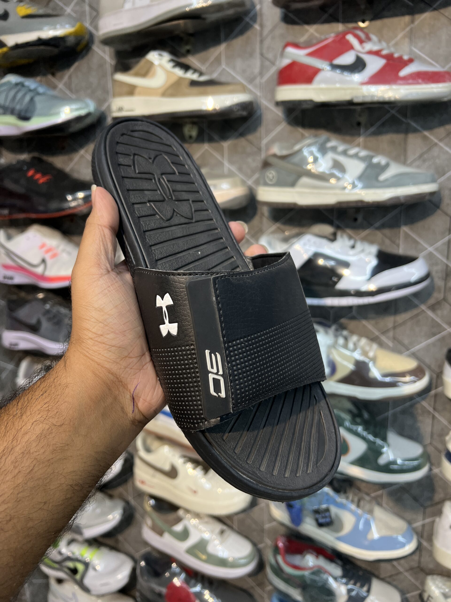 Under Armour Slides - Black