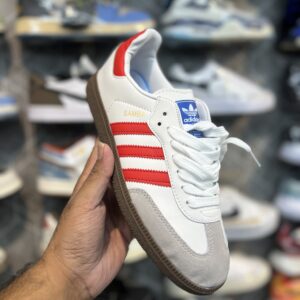 Adidas Samba - White Red
