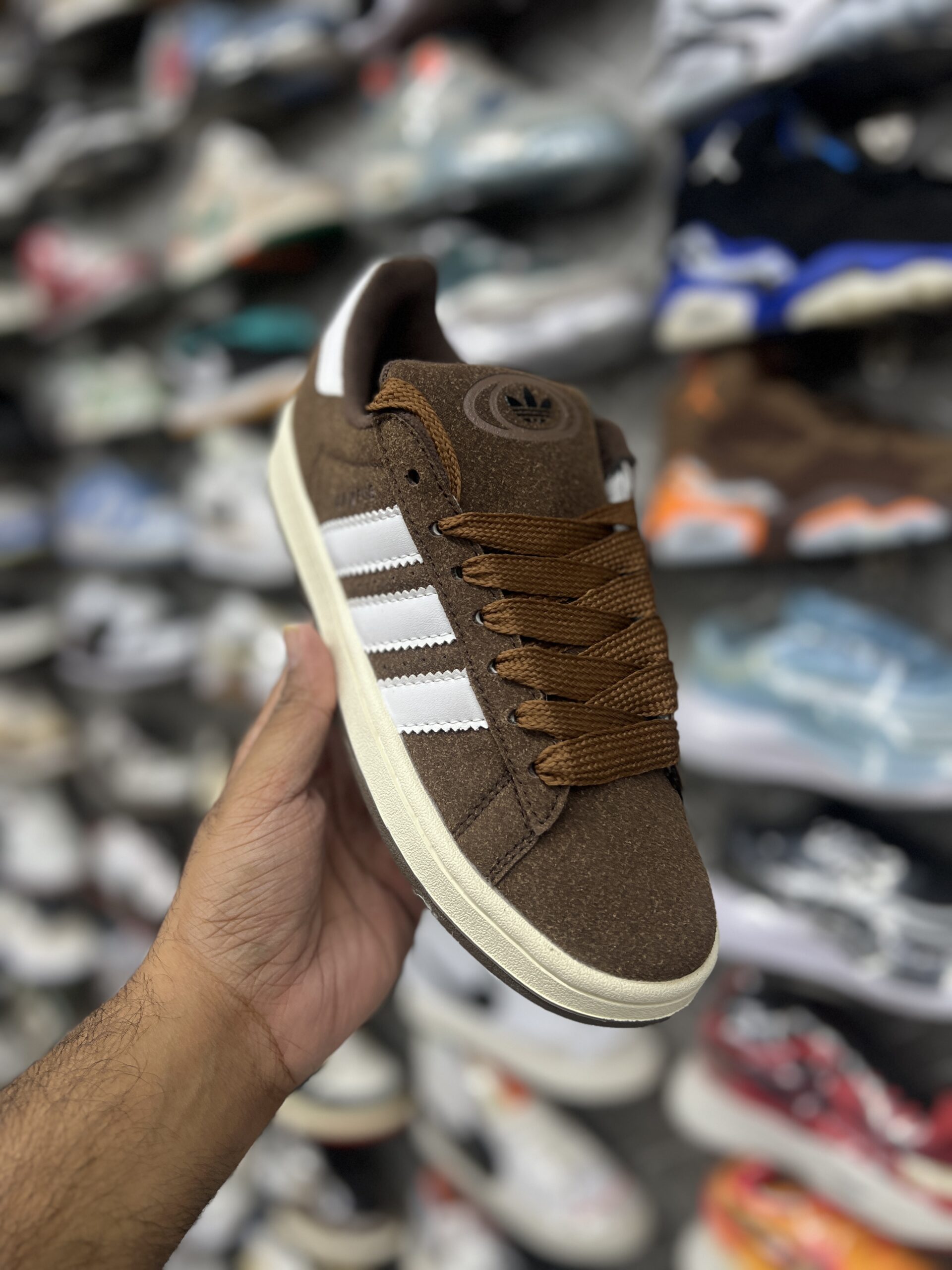 Adidas Campus 00s Cloud White -Brown