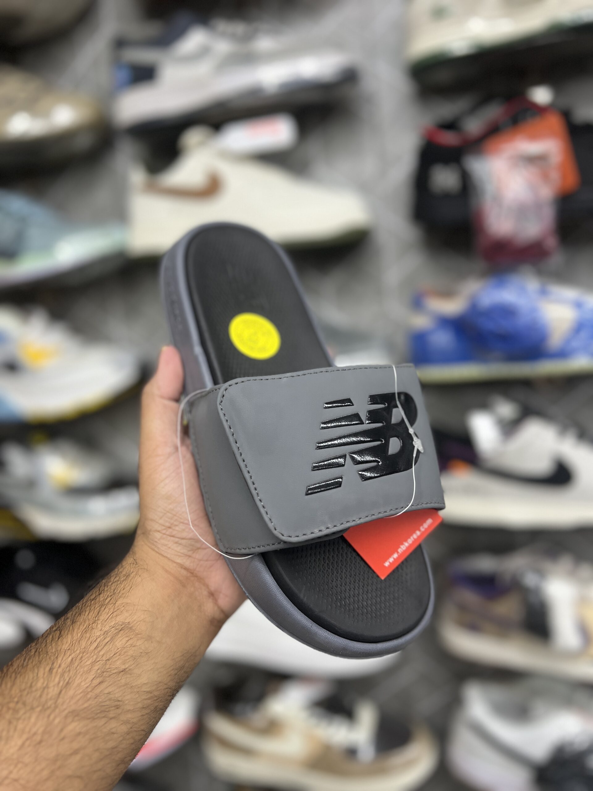 New Balance Slides - Grey