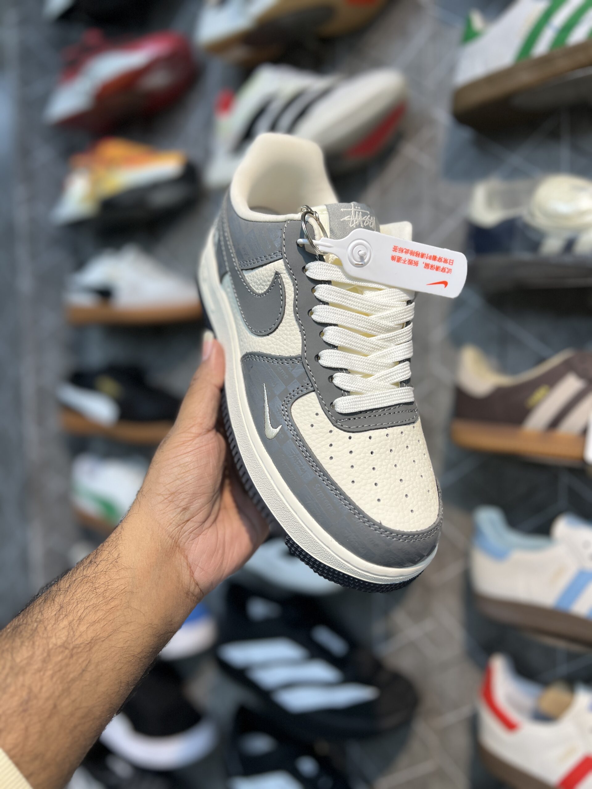 Nike Air Force 1 - Stussy Grey